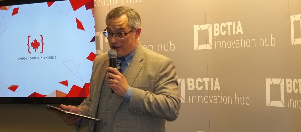Minister Tony Clement at the CODE road show