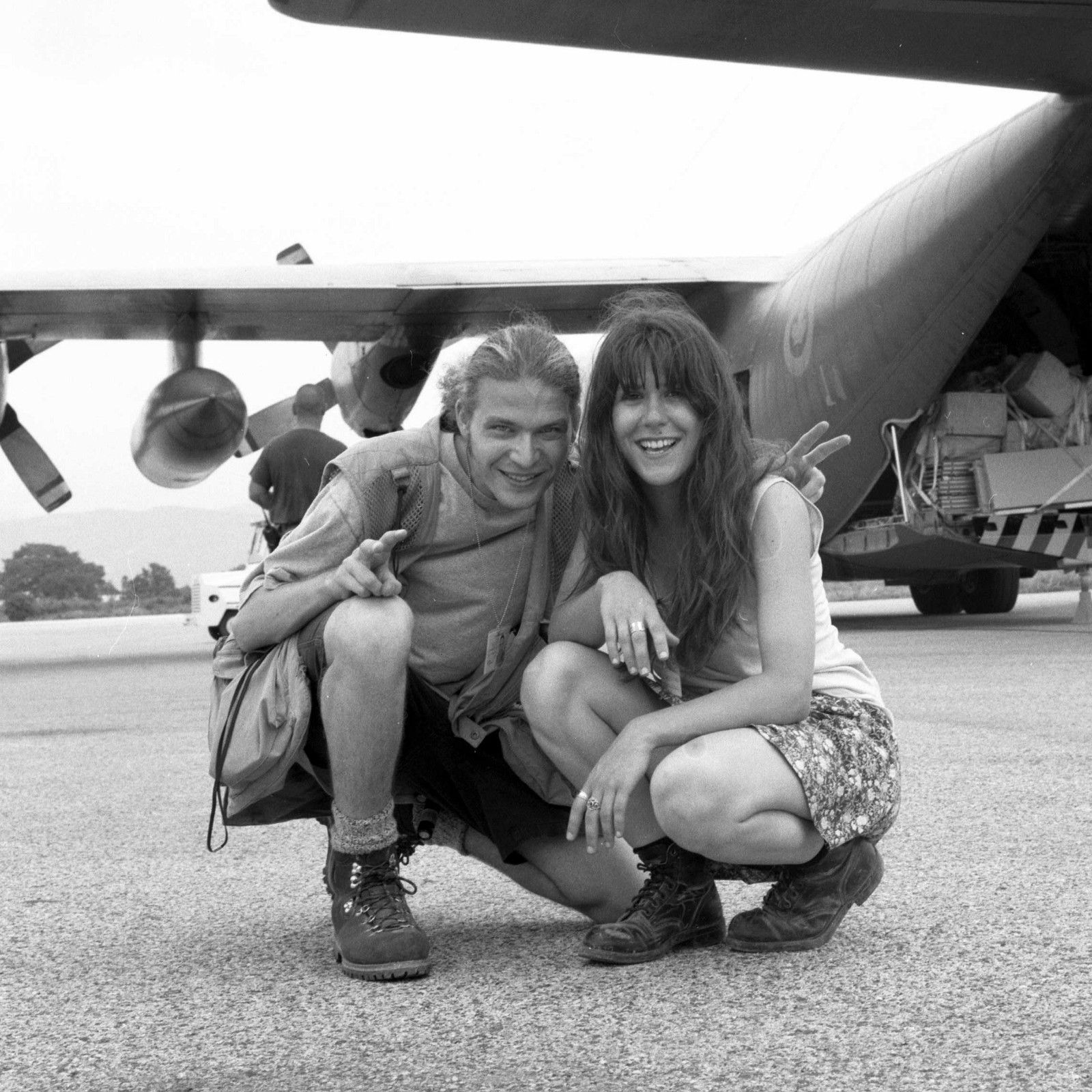 Yep, that’s me on my first press junket to Port-au-Prince, Haiti in 1996.