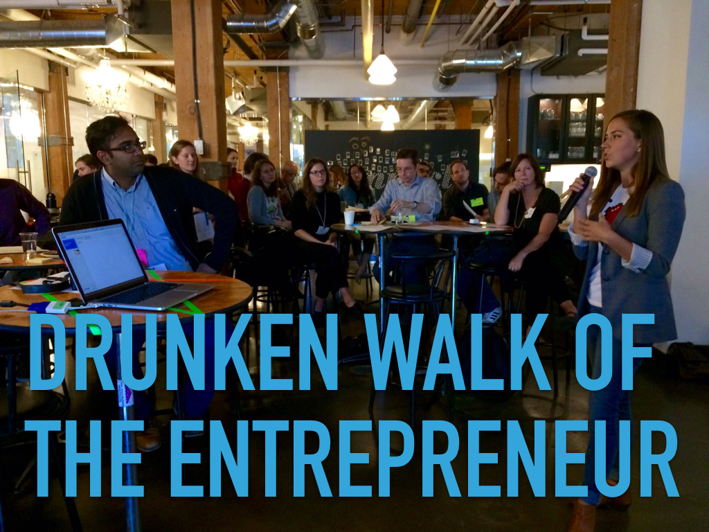 Drunken walk of the entrepreneur